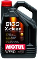 Motul - Motul 5L Synthetic Engine Oil 8100 5W40 X-CLEAN C3 -505 01-502 00-505 00-LL04 - 102051