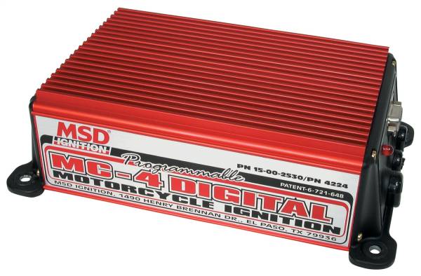 MSD - BCCX 4224 Programmable MC-4 Motorcycle Ignition