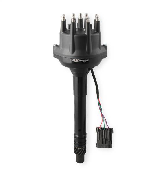 MSD - BCCX 23763 MSD Black, Chevy Tall Deck Dual Sync Distributor