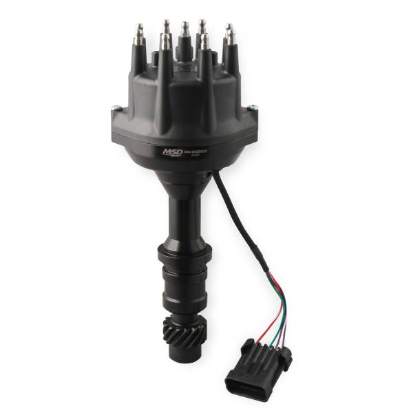 MSD - BCCX 23853 MSD Black, Oldsmobile V8 Dual Sync Distributor