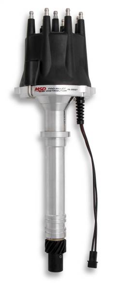 MSD - BCCX 85557 Chevy V8 Pro-Billet Distributor w/Black Cap