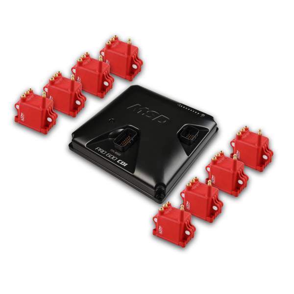 MSD - BCCX 8000-8HO MSD PRO 600 CDI Ignition and Coil Kit - Red Coils