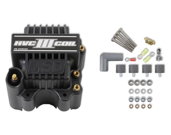 MSD - BCCX 826123 MSD Ignition Coil - HVC-3 Series - Black