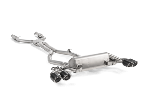 Akrapovic - Akrapovic E-AR/T/1 Akrapovic 17-19 Alfa Romeo Giulia Quadrifoglio Evolution Link Pipe Set (Titanium) - Fits 2017-2020 Alfa Romeo Giulia