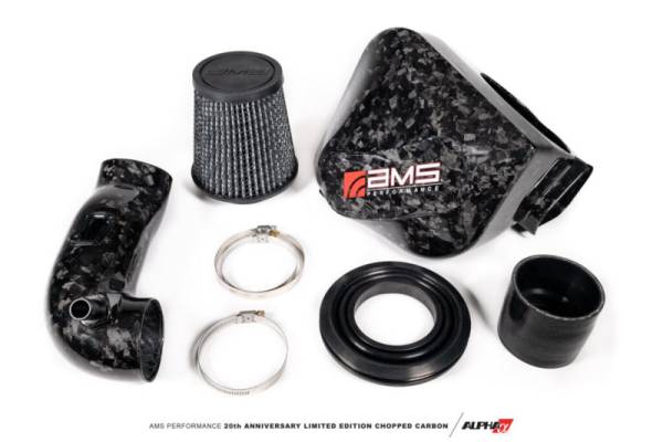 AMS - AMS AMS.38.08.0001-2 AMS Performance 2020+ Toyota Supra A90 Chopped CF Cold Air Intake System (Does Not Fit w/ Strut Bar)