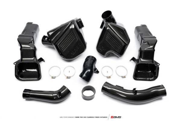 AMS - AMS AMS.39.08.0001-1 AMS Performance 15-18 BMW M3 / 15-20 BMW M4 w/ S55 3.0L Turbo Engine Carbon Fiber Intake
