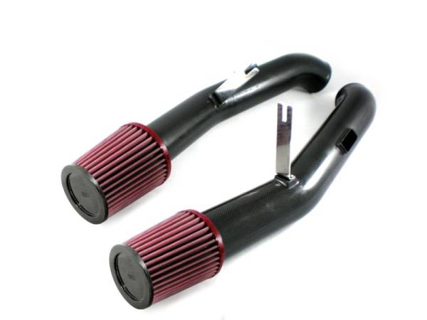 BMC - BMC CRF642/08 BMC 07-10 Nissan GT-R R35 Carbon Racing Filter Induction System Kit (w/Conical Filters)