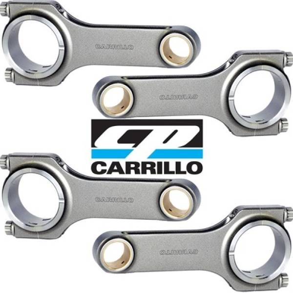 Carrillo - Carrillo SCR10228-4 Carrillo Ford Ecoboost 2.3L Pro-H 3/8 CARR Bolt Connecting Rods (Set of 4)