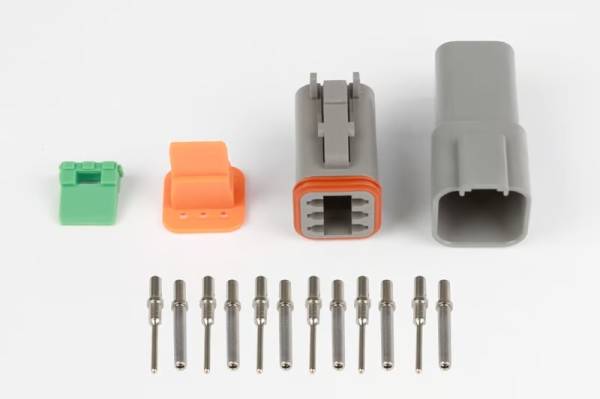 Haltech - Haltech HT-031115 Haltech Matching Set of Deutsch DT-6 Connectors 13 Amp Plug & Pins
