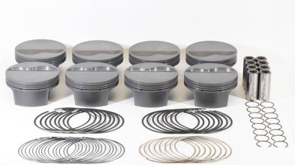 Mahle - Mahle Motorsport 930244430 Mahle MS Piston Set SBF 375ci 4.130in Bore 3.5in Stroke 6.2in Rod .927 Pin -6cc 10.6 CR Set of 8