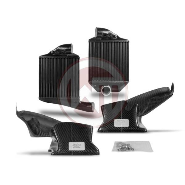 Wagner Tuning - Wagner Tuning 200001006.KKIT Wagner Tuning Audi S4 B5/A6 2.7T Competition Intercooler Kit w/Carbon Air Shroud