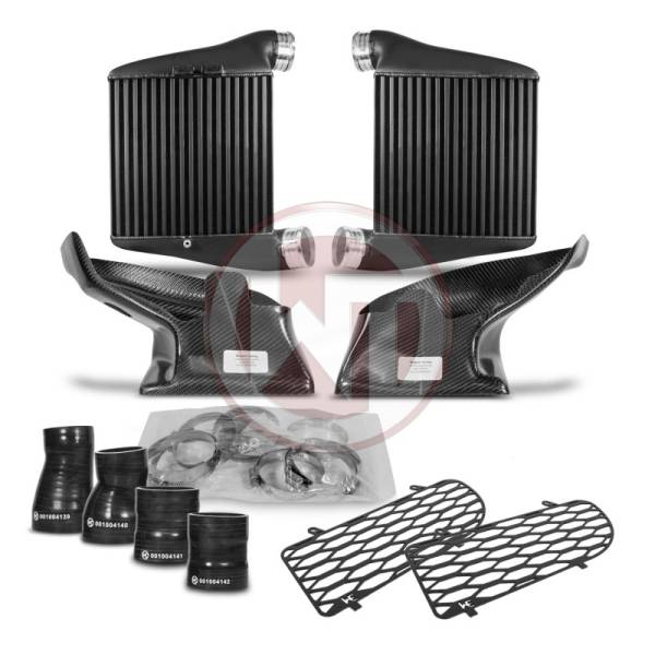Wagner Tuning - Wagner Tuning 200001140.KKIT Wagner Tuning Audi A4/RS4 B5 Competition EVO2 Intercooler Kit w/Carbon Air Shroud