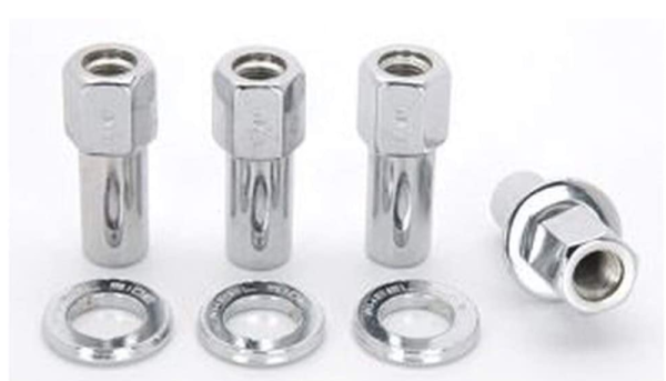 Weld - Weld 601-1426 Weld Open End Lug Nuts w/ Centered Washers 1/2in. RH - 4pk.