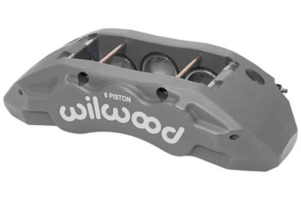 Wilwood - Wilwood 120-14599 Wilwood Caliper-TX6R- R/H - Clear 1.62/1.38/1.38in Pistons 1.38in Disc