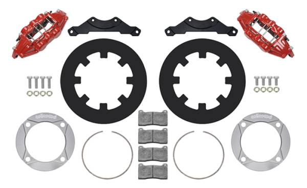 Wilwood - Wilwood 140-16633-R Wilwood 2014+ Polaris RZR XP 1000 Rear Kit 11.25in - Red