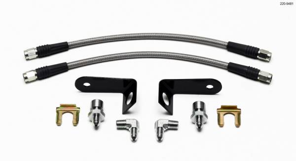 Wilwood - Wilwood 220-9481 Wilwood Flexline Kit Front Kit Car w/FSL4 Caliper