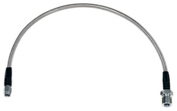 Wilwood - Wilwood 220-9684 Wilwood 22in OAL Flexline -3 Hose to M10 by 1.00 IF Bubble Flare