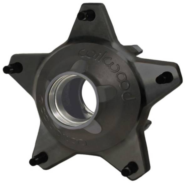 Wilwood - Wilwood 270-6735BD Wilwood Hub-Starlite 55 Front w/Cap Std. Offset 5/8 Studs-Drilled-Black