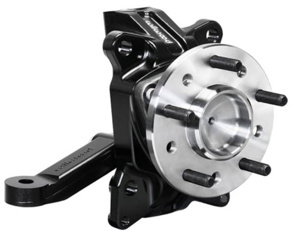 Wilwood - Wilwood 831-14202 Wilwood Spindle Kit Pair w/ Hub & Steering Arm 71-87C10 Pickup 2.50in Drop