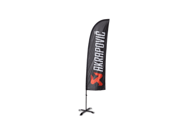Akrapovic - Akrapovic 801587 Akrapovic Self standing beach flag set - small