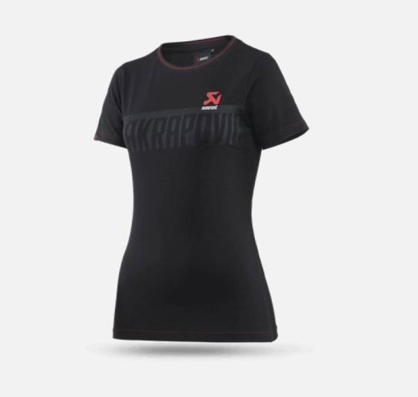 Akrapovic - Akrapovic 802049 Akrapovic Womens Corpo T-Shirt Black - S