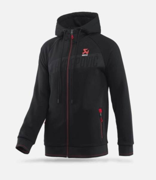Akrapovic - Akrapovic 802055 Akrapovic Mens Corpo Zip Hoodie Black - Small