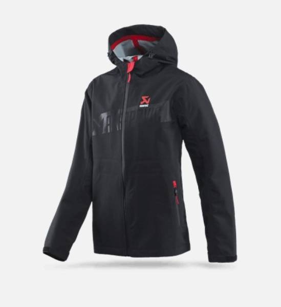 Akrapovic - Akrapovic 802070 Akrapovic Mens Corpo Rain Jacket Black - L