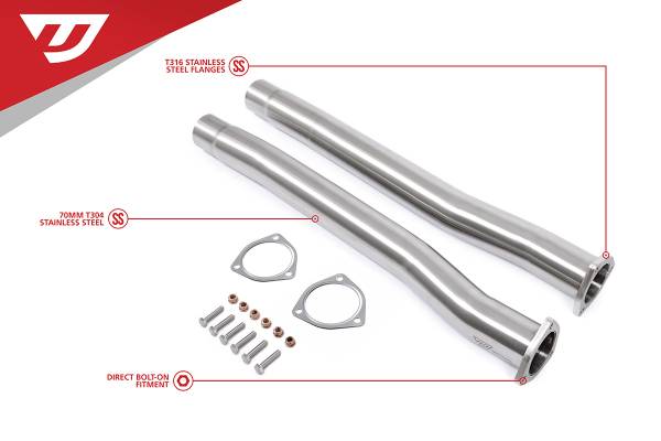 Unitronic - Unitronic Midpipes for 2.5TFSI EVO