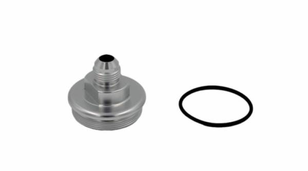 Fuelab - Fuelab 108020101-2 Fuelab Replacement Filter Cap -8AN Outlet - Clear