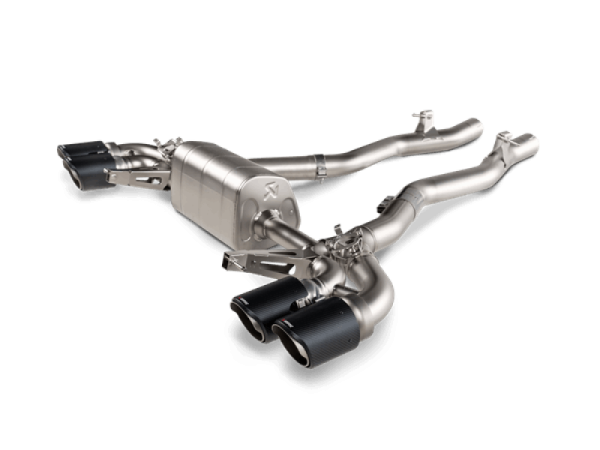 Akrapovic - Akrapovic S-BM/T/24H Akrapovic 2021 BMW M8/M8 Comp Gran Coupe (F93) w/OPF/GPF Slip-On Line (Titanium) w/Carbon Tips