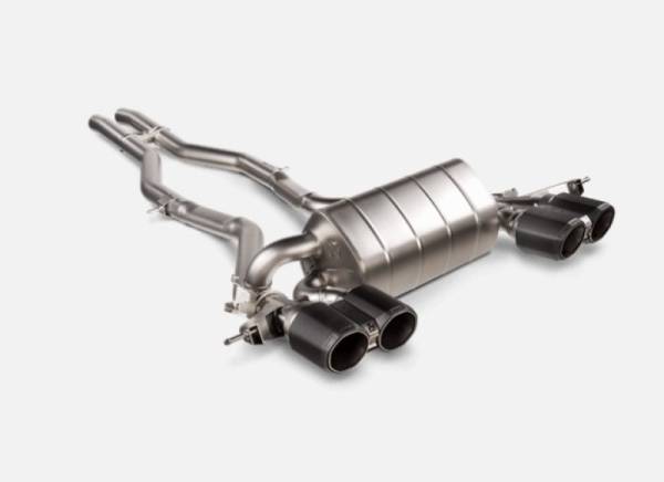 Akrapovic - Akrapovic S-BM/TI/33H Akrapovic 2021+ BMW M3 (G80)/M4 (G82) Slip-On Line (Titanium) (Req. Tips) - Fits 2021-2026 BMW M4