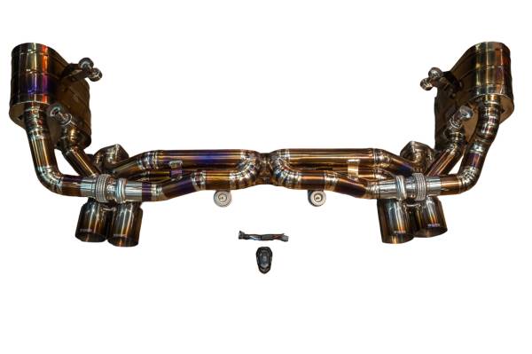 Valvetronic Designs - Valvetronic Designs Porsche 991 Carrera,Targa  S,GTS,4,4S,4GTS 3.4,3.8L, Catback, Grade 5 Titanium, 4.0" Outlet Tips POR.991.CAR.VSES.TI