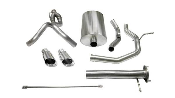 CORSA Performance - CORSA Performance 14254 Corsa 2005-2006 Chevrolet SSR 5.3L V8 Polished Sport Cat-Back Exhaust
