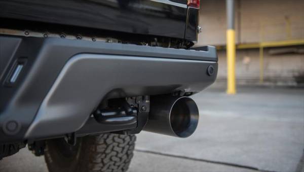 CORSA Performance - CORSA Performance 14397GNM Corsa 2017-2020 Ford F-150 Raptor 3.5L Sport Cat-Back Dual Rear Exit w/ 5in Gunmetal Tip