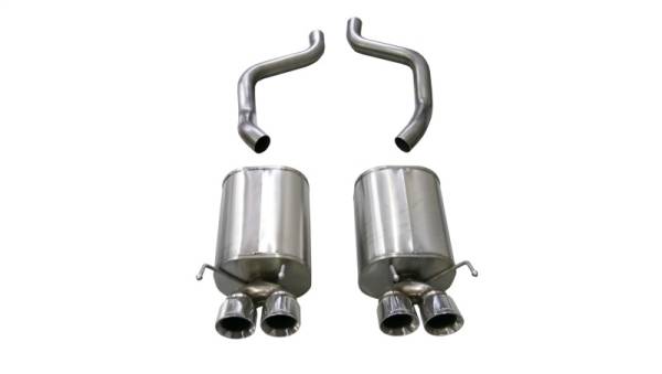 CORSA Performance - CORSA Performance 14470 Corsa 2009-2013 Chevrolet Corvette C6 6.2L V8 Polished Xtreme Axle-Back Exhaust