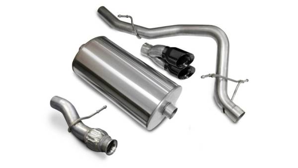 CORSA Performance - CORSA Performance 14912BLK Corsa 2009-2014 Chevrolet Tahoe 5.3L V8 Black Sport Cat-Back Exhaust