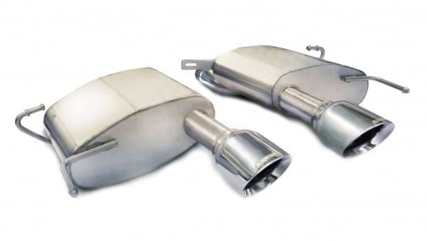CORSA Performance - CORSA Performance 14942 Corsa 2011-2015 Cadillac CTS Coupe V 6.2L V8 Polished Sport Axle-Back Exhaust