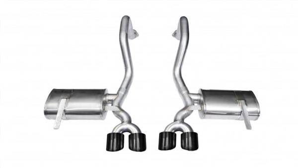 CORSA Performance - CORSA Performance 14961BLK Corsa 1997-2004 Chevrolet Corvette C5 Z06 5.7L V8 Black Xtreme Axle-Back Exhaust