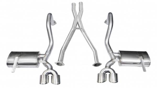 CORSA Performance - CORSA Performance 14962 Corsa 1997-2004 Chevrolet Corvette C5 Z06 5.7L V8 Polished Xtreme Cat-Back + XO Exhaust