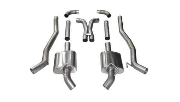 CORSA Performance - CORSA Performance 14976 Corsa 2011-2013 Chevrolet Camaro SS 6.2L V8 Manual Xtreme 3in Cat-Back (No Tips Uses Factory Bezels)