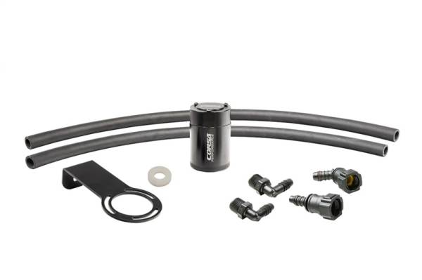 CORSA Performance - CORSA Performance CC0007 Corsa 2016-2023 Chevrolet Camaro SS Coupe 6.2L V8 (RWD) Aluminum Oil Catch Can w/Mounting Bracke
