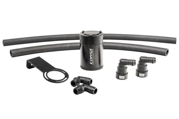 CORSA Performance - CORSA Performance CC0008 Corsa 2021-2024 Dodge Ram TRX Crew Cab Aluminum Oil Catch Can w/Mounting Bracket