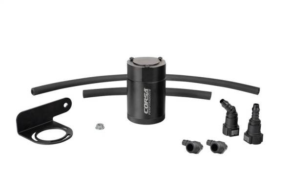 CORSA Performance - CORSA Performance CC0011 Corsa 2019-2025 Silverado/Sierra & 2021-2025 Tahoe/Suburban/Yukon/Denali Aluminum Oil Catch Can