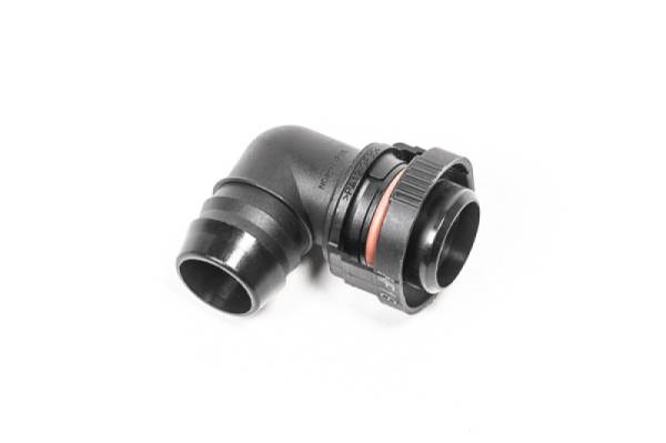 Radium Engineering - RADIUM Engineering 14-0668 Radium Engineering 19mm Male to 90deg 3/4in Barb V2 Quick Connect Fitting