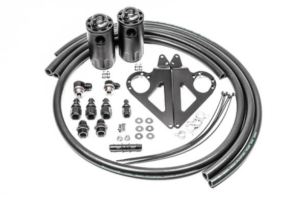 Radium Engineering - RADIUM Engineering 20-0903-FL Radium FR-S/BRZ/86 Dual Catch Can Kit Fluid Lock