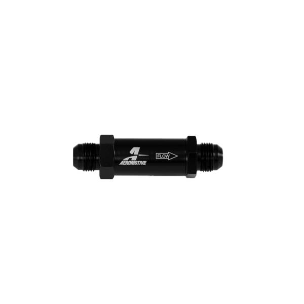 Aeromotive - Aeromotive 15133 Aeromotive In-Line Full Flow Check Valve (-10 AN Flare) - Black