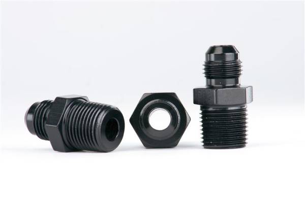 Aeromotive - Aeromotive 15204 Aeromotive Carb. Reg 13205 Fitting Kit (Incl. (3) 3/8in NPT to AN-06 fittings)