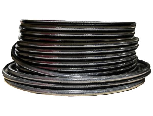 Aeromotive - Aeromotive 15332 Aeromotive PTFE SS Braided Fuel Hose - Black Jacketed - AN-12 x 4ft