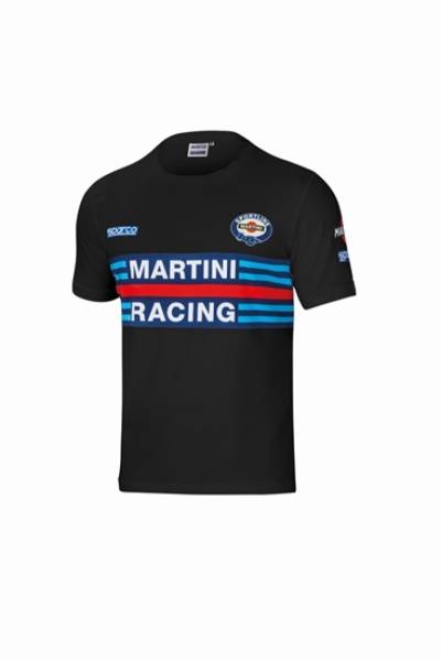 SPARCO - SPARCO 01274MRNR3L Sparco T-Shirt Martini-Racing Large Black