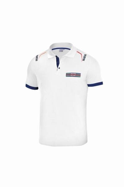 SPARCO - SPARCO 01276MRBI4XL Sparco Polo Martini-Racing XL White